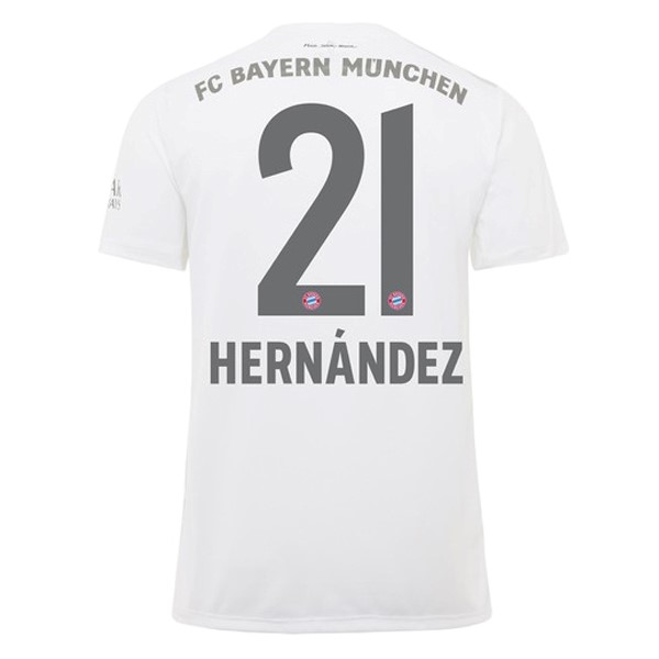 Maillot Football Bayern Munich NO.21 Hernández Exterieur 2019-20 Blanc
